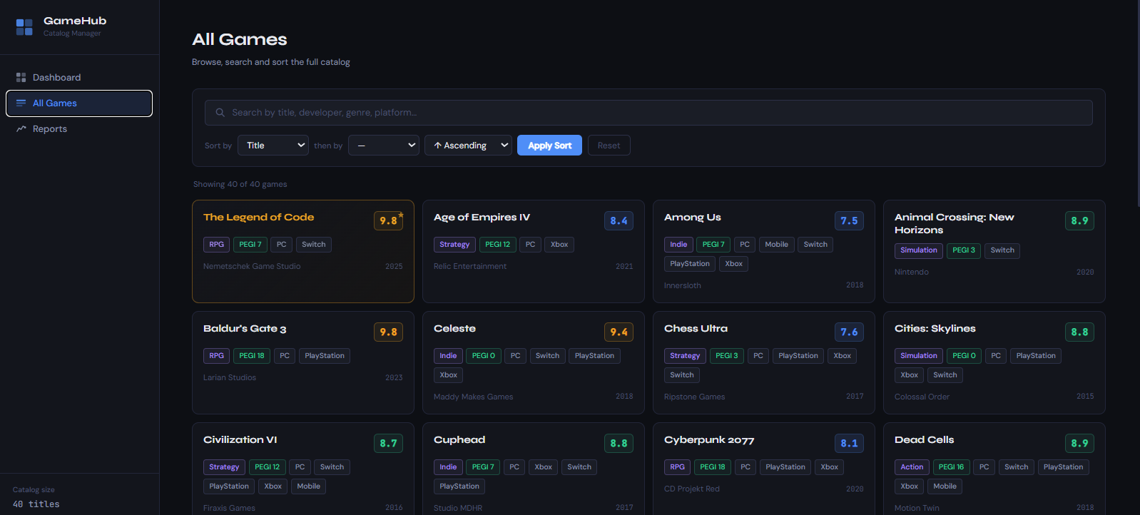 GameHub All Games